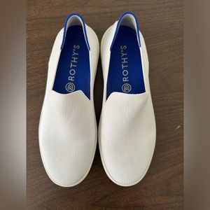 Rothy’s Original Slip On Sneaker as 7 bright white